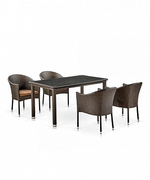 Комплект мебели (T25 Brown) 4+1